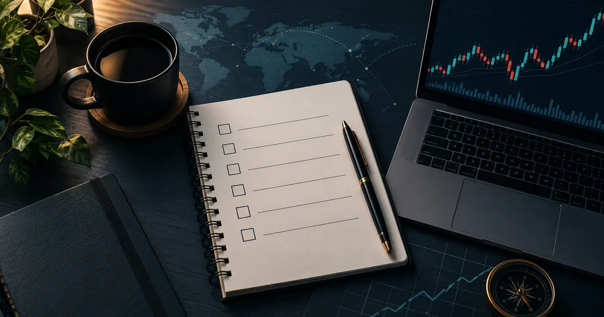 Forex Trading Plan: A Practical Checklist for Every Trade