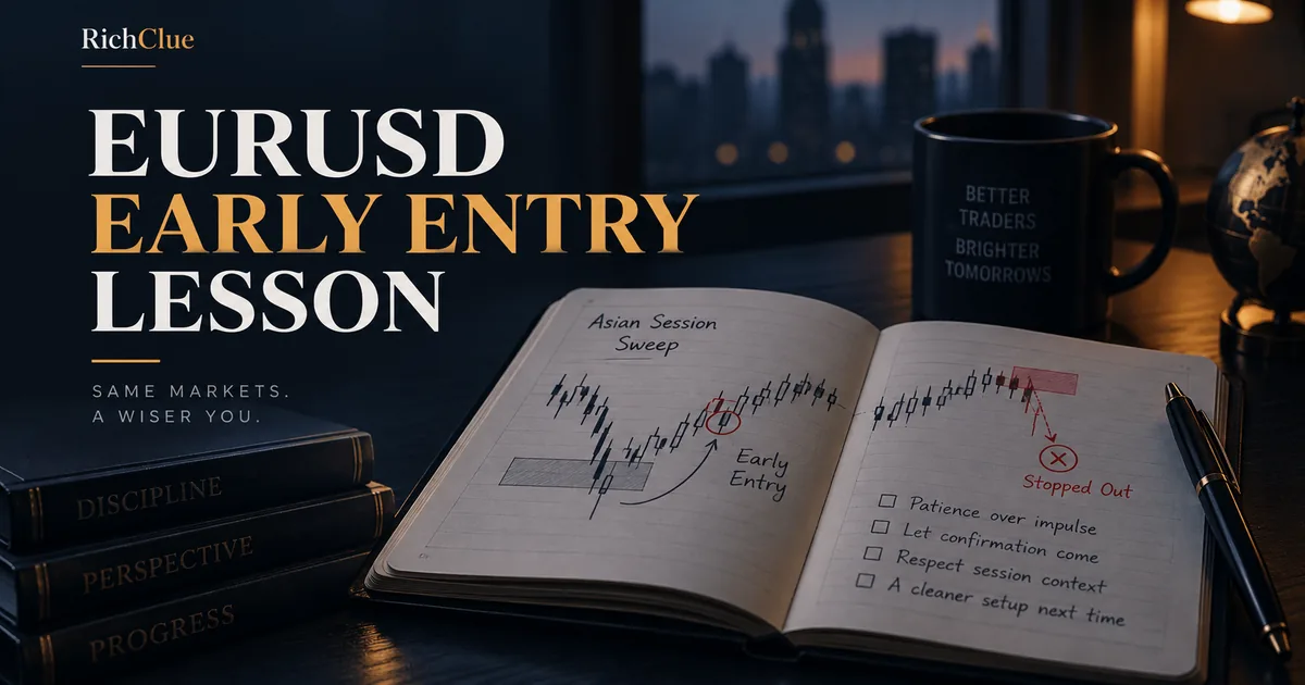 Read more about the article EURUSD Trade Journal: An Early Entry After the Asian Sweep