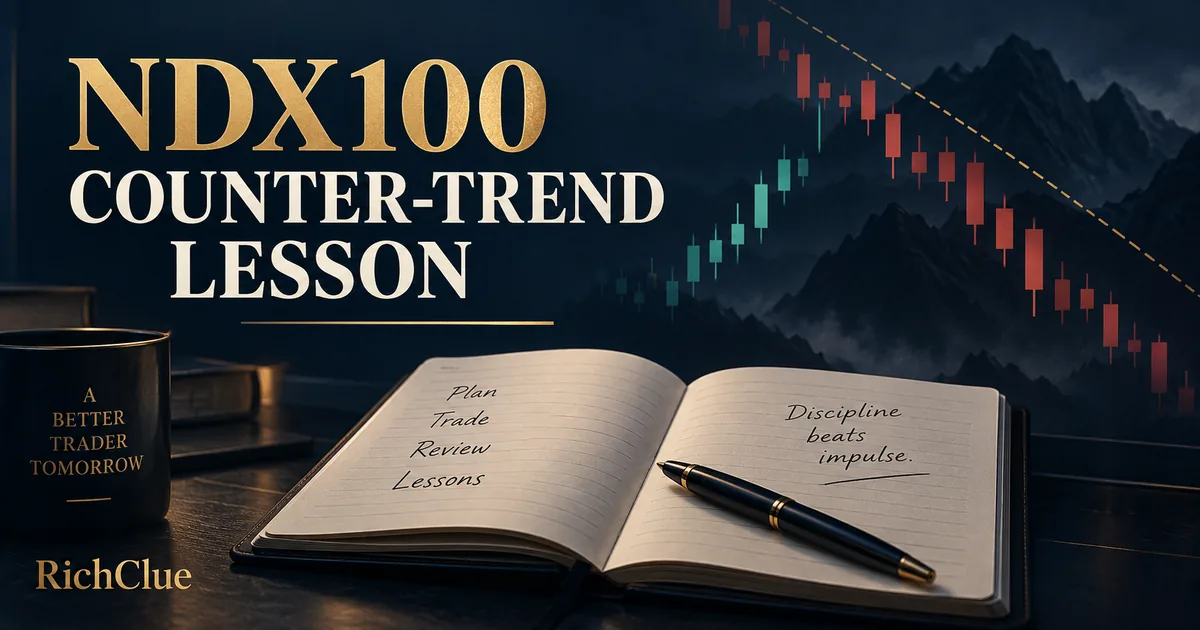 Read more about the article NDX100 Trade Journal: The Cost of a Counter-Trend Buy