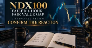 Read more about the article NDX100 Trade Journal: When the 1-Hour FVG Failed