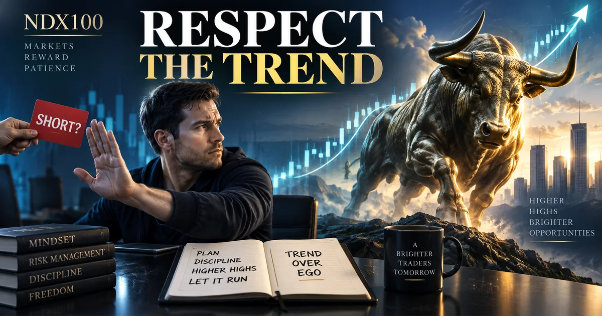 Read more about the article NDX100 Trade Journal: Shorting a Bullish Market Without a Setup