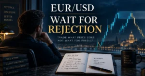 Read more about the article EUR/USD Trade Journal: Predicting an FVG Rejection Too Early